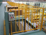 Estante de mezzanine de varios niveles amarillo para una utilización eficiente del espacio