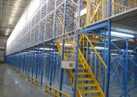 Ahorro de espacio de varias filas del piso de la fábrica/del ático del estante del entresuelo de Warehouse