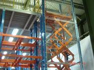 estante de varias filas del entresuelo de la carga 500kg con las escaleras