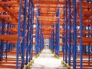 Placa de acero estrecha de los sistemas Q235B del tormento del pasillo de la alta capacidad para el almacenamiento de Warehouse