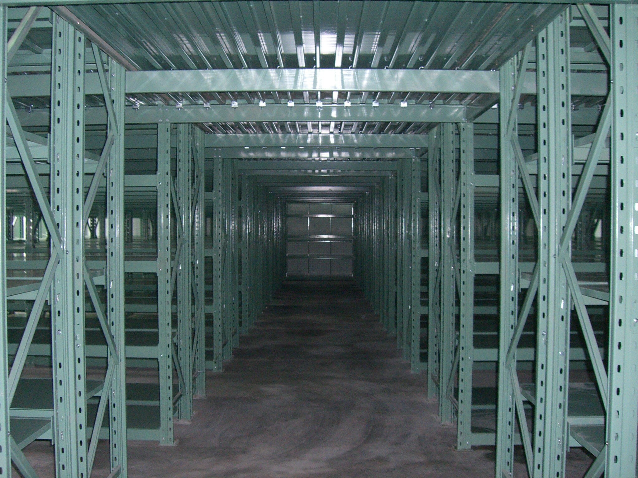 Q235B entresuelo de varias filas de Warehouse del estante del entresuelo de 2-3 capas